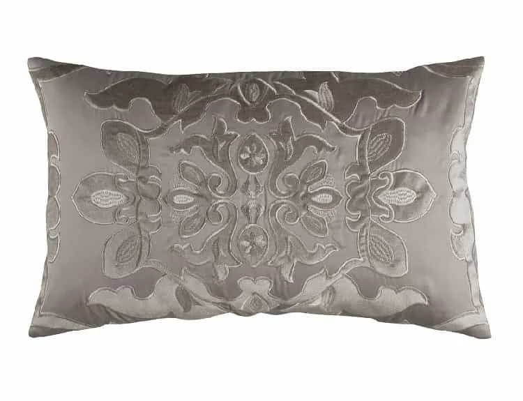 Morocco Taupe Lumbar Pillow by Lili Alessandra