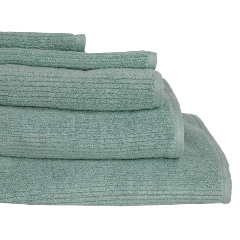 Whitehaven Ribbed Organic Bath Towel Set