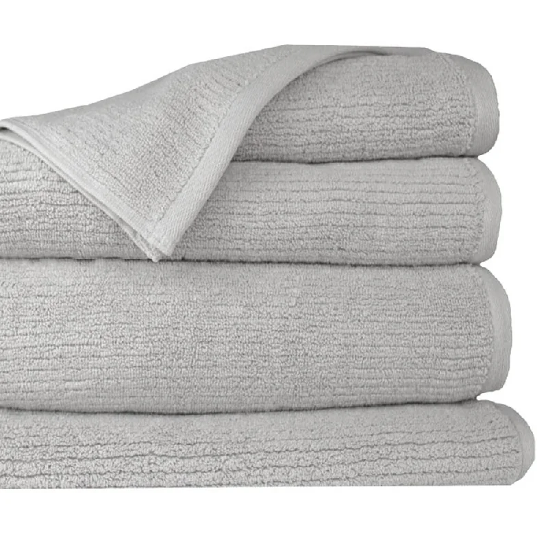 Whitehaven Ribbed Organic Bath Sheet Set