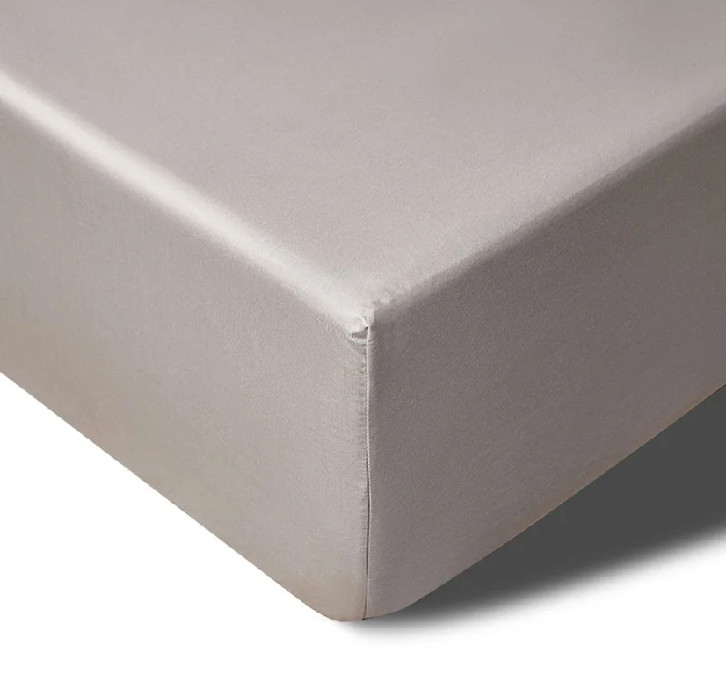 Bamboo Eco 400THC Cotton Mega Fitted Sheet Range Stone