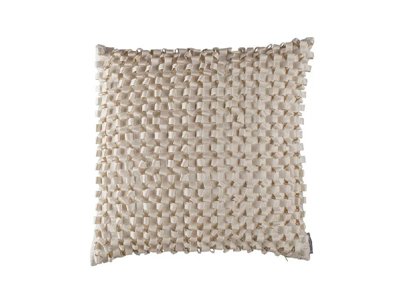 Ivory Ribbon Pillow by Lili Alessandra