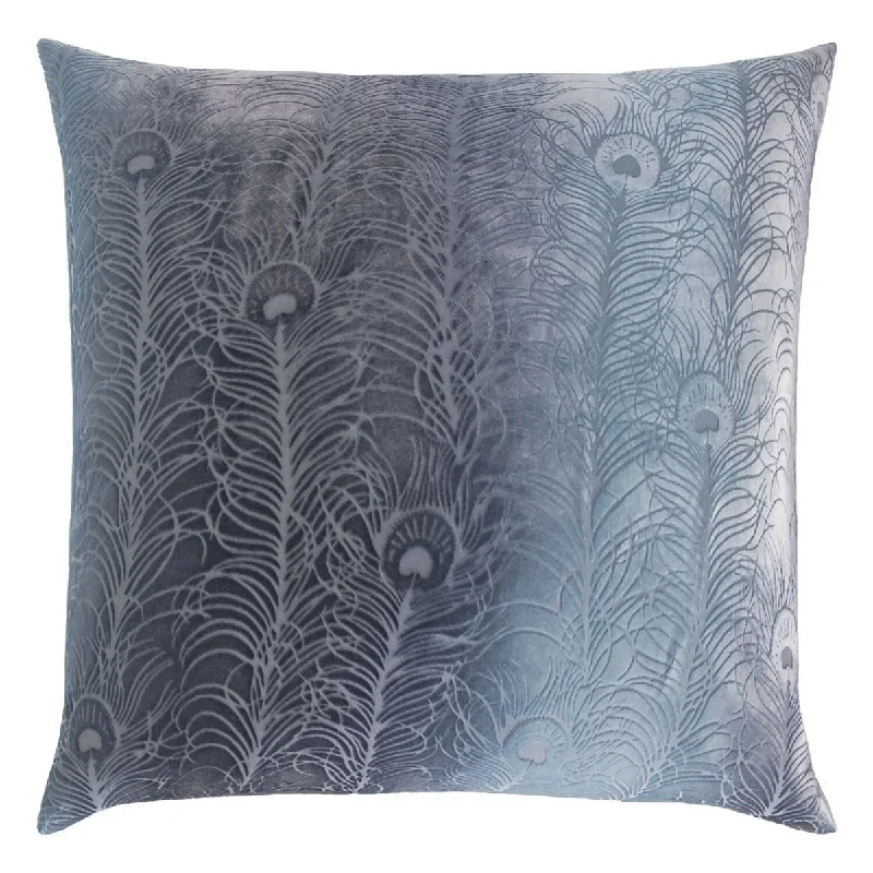 Dusk Peacock Feather Pillow by Kevin O'Brien Studio