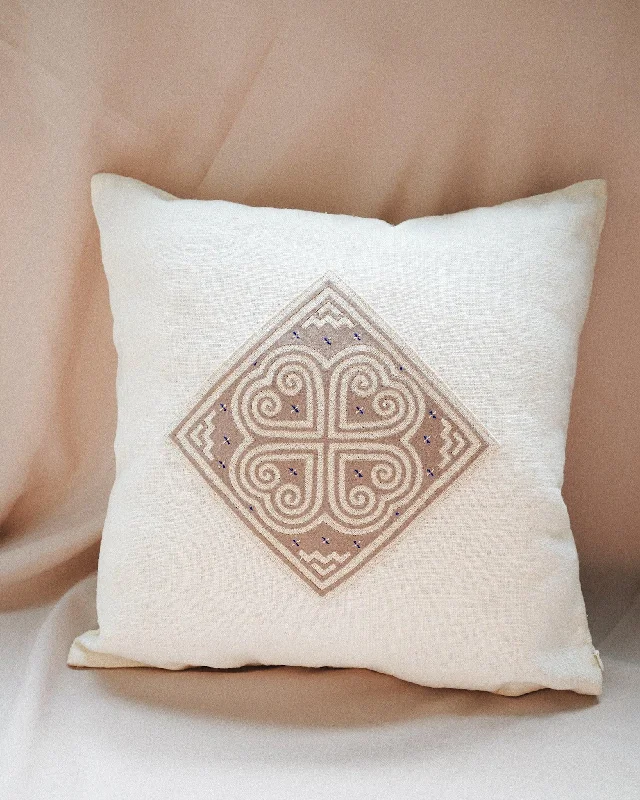 Vintage Hill Tribe Hand Embroidered Pillow Cover