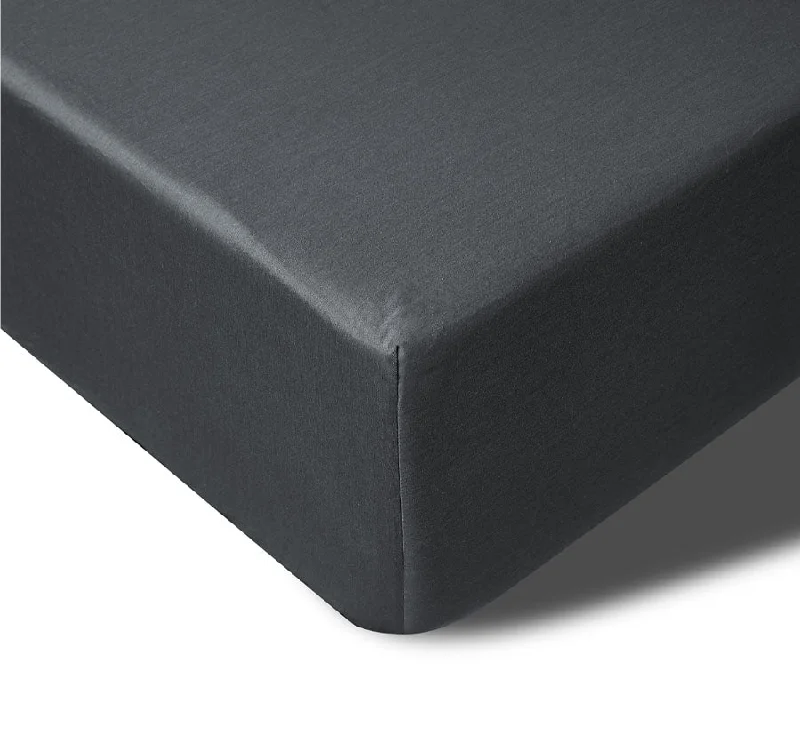 Bamboo Eco 400THC Cotton Mega Fitted Sheet Range Charcoal