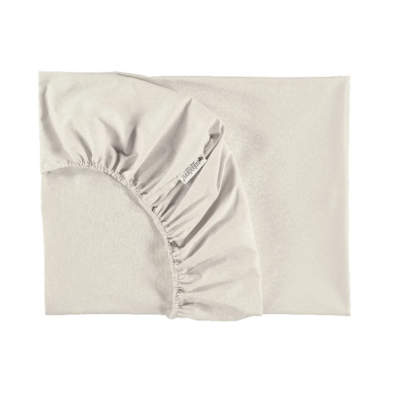 nobodinoz Fitted Sheet Single Natural