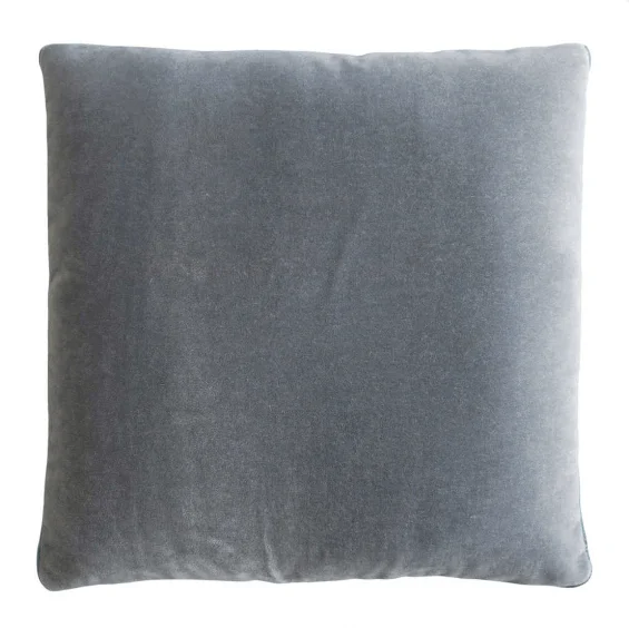 Silver & Jade Mohair Pillows by Kevin O'Brien Studio