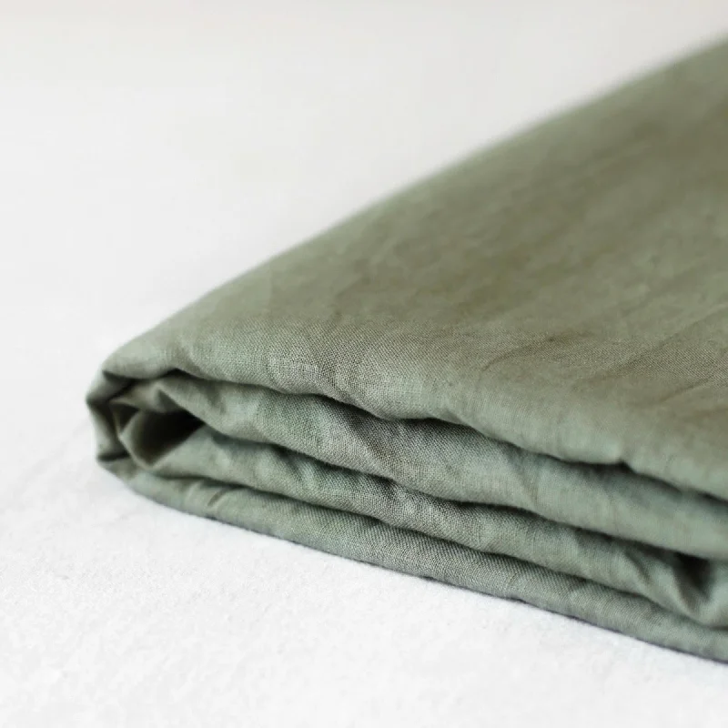 Cactus Linen Fitted Sheet