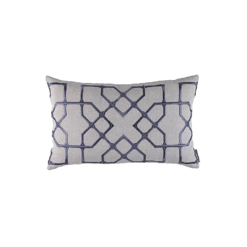 Franco Grey Lumbar Pillow by Lili Alessandra