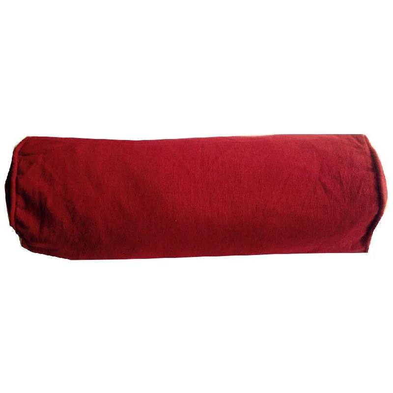 Maroon Bolster Pillow Cover, Maroon Daybed Pillows