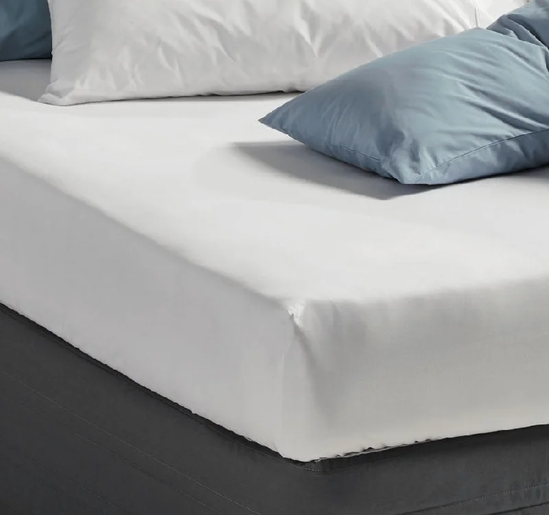 Vienna 300THC Cotton Mega Fitted Sheet Range White