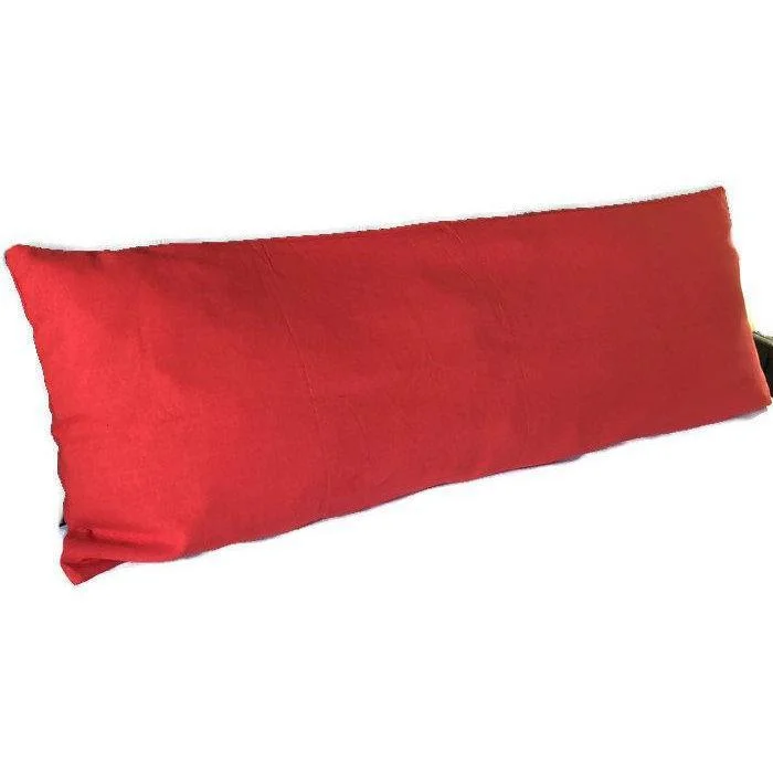 Red Long Body Pillow Cover 20 x 54