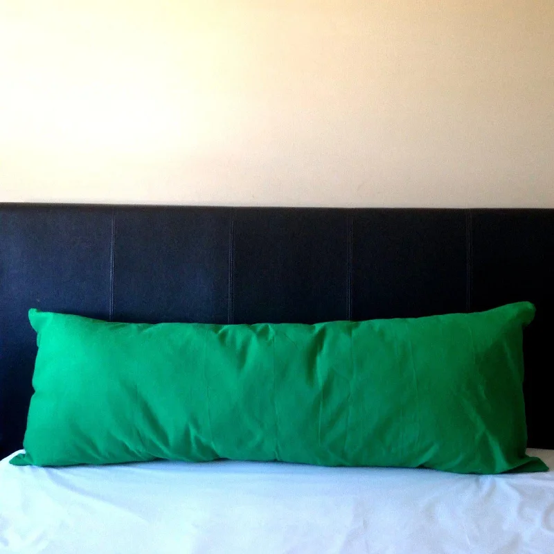 Green Long Body Pillow Cover, 20 x 54