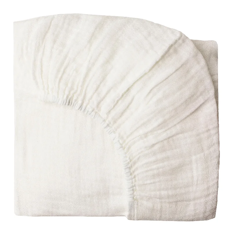 Numero 74 Fitted Sheet Plain White