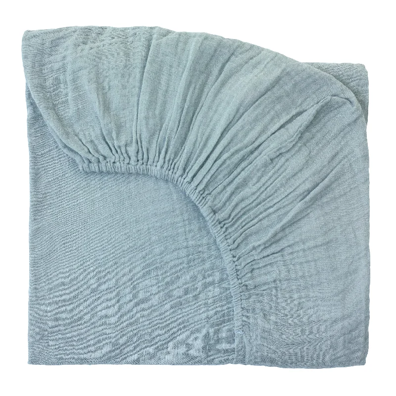 Numero 74 Fitted Sheet Plain Sweet Blue