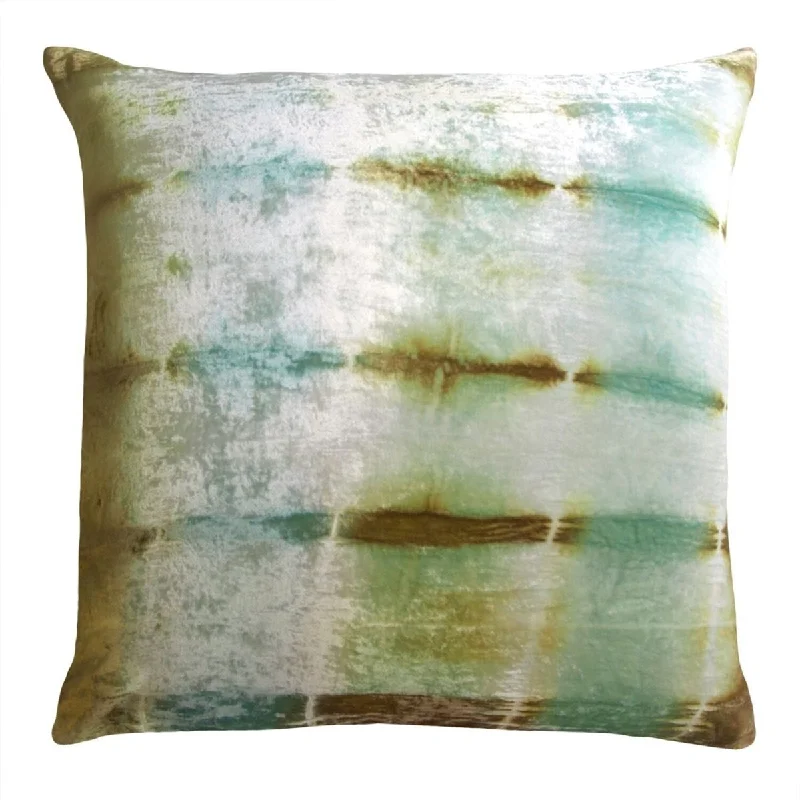 Ice Rorschach Velvet Pillow by Kevin O'Brien Studio