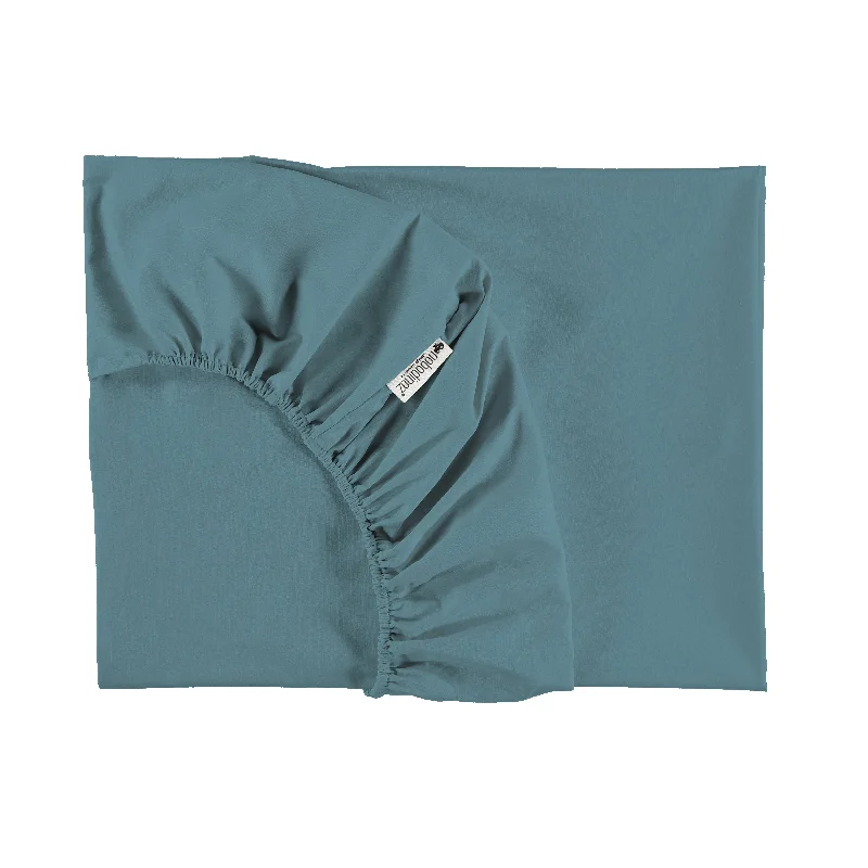 nobodinoz Tibet Fitted Sheet Single Magic Green