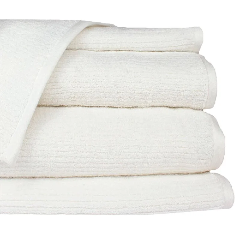 Whitehaven Ribbed Organic Bath Towel Set