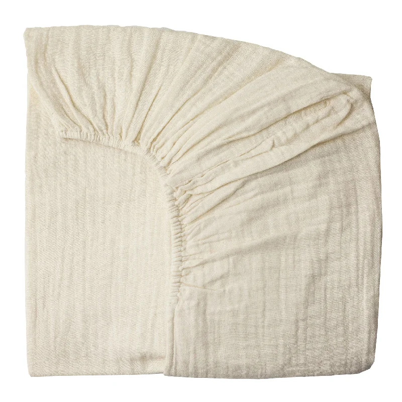 Numero 74 Fitted Sheet Plain Natural