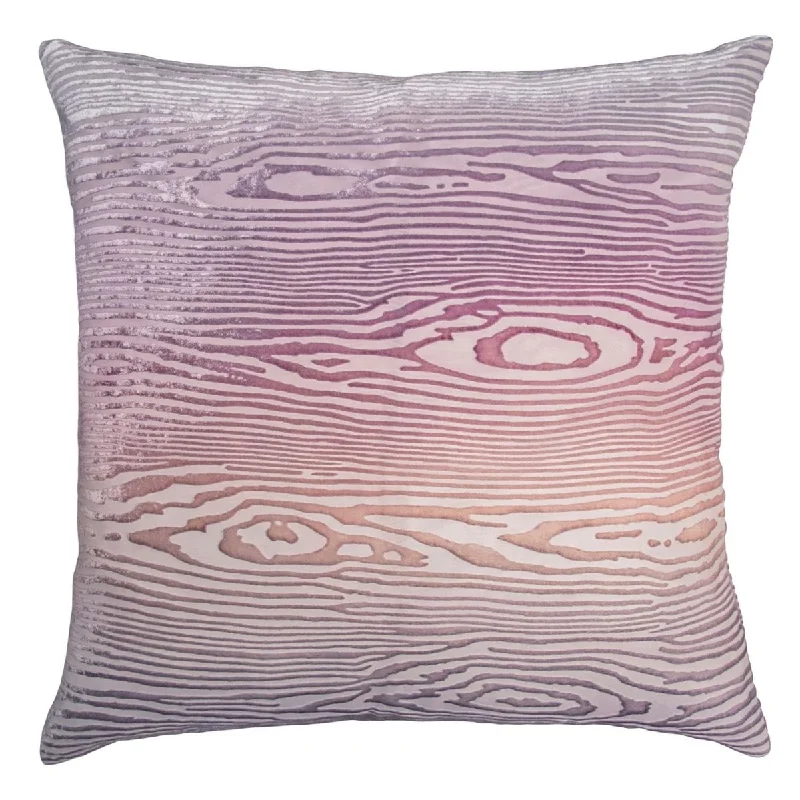 Opal Woodgrain Velvet Pillow by Kevin O'Brien Studio