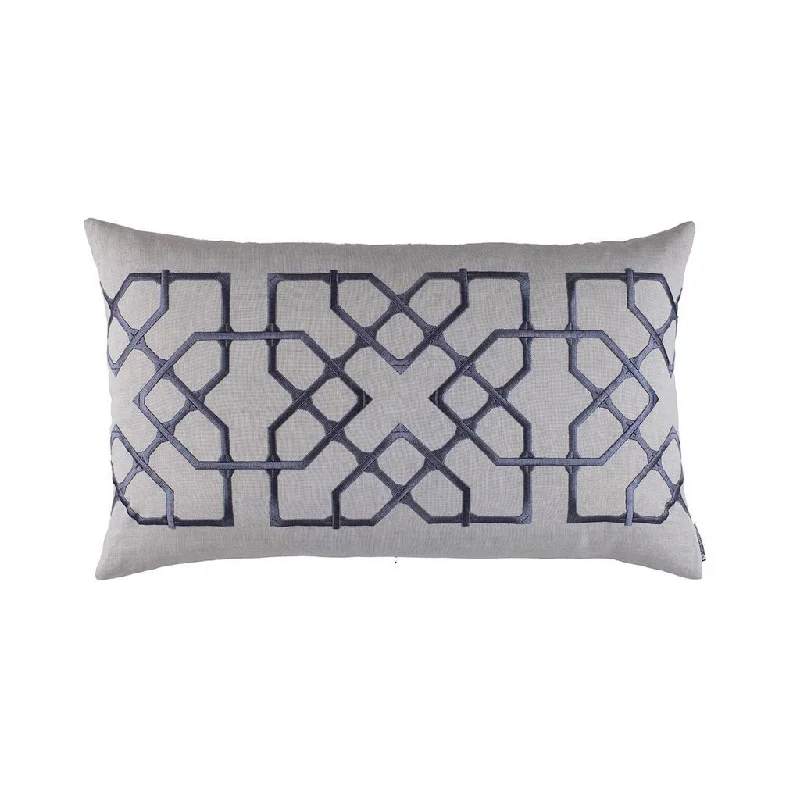 Franco Grey Large Boudoir Pillow by Lili Alessandra