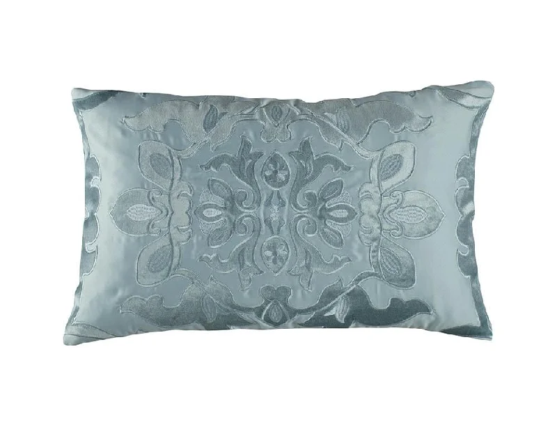 Morocco Sea Foam Lumbar Pillow by Lili Alessandra