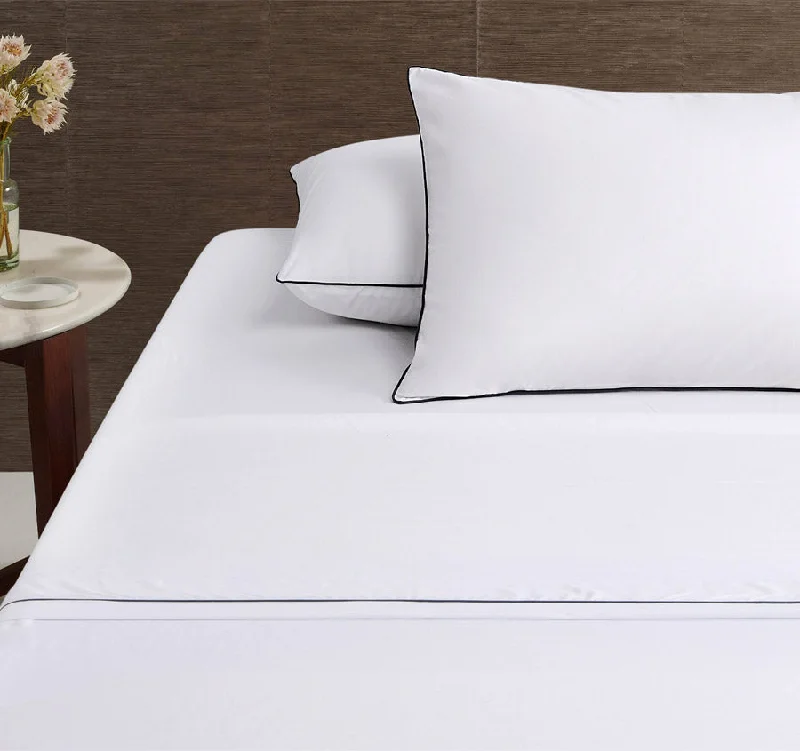 Hotel Deluxe Mega Sheet Set Range White and Black