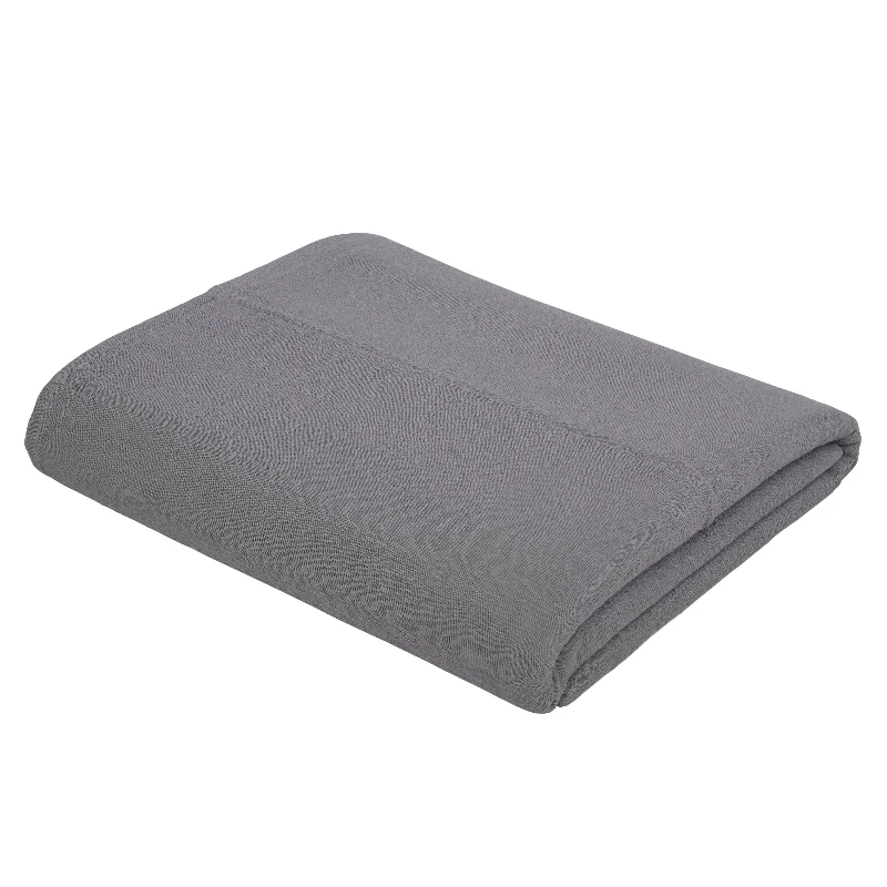 Numero 74 Top Flat Bed Sheet Plain Stone Grey