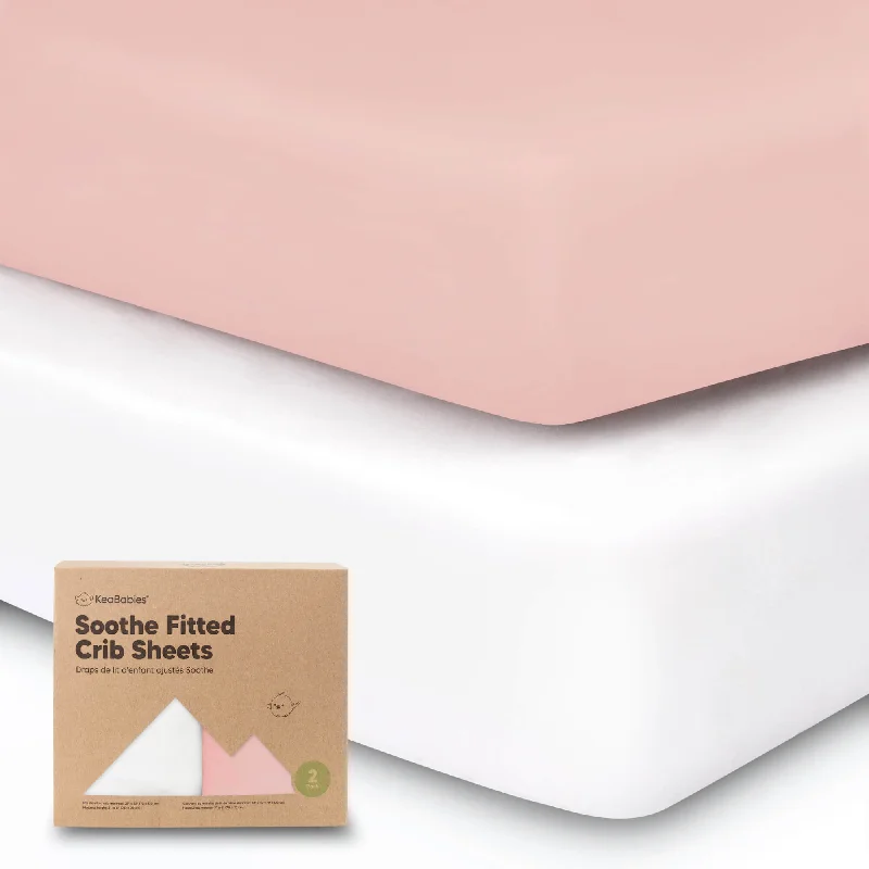 Soothe Fitted Crib Sheet (Rose)