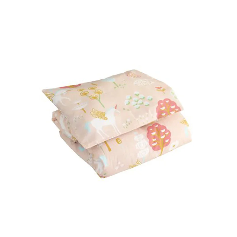 Majvillan Bedlinen Set Carriage True Unicorns Pink