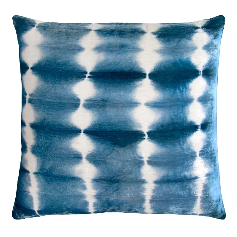 Azul Rorschach Velvet Pillow by Kevin O'Brien Studio