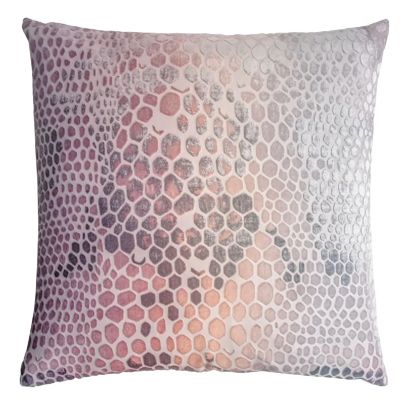 Opal Snakeskin Velvet Pillow by Kevin O'Brien Studio