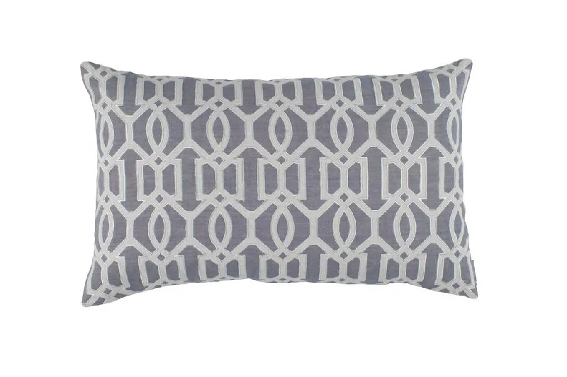 Bracelet Grey Large Boudoir Pillow by Lili Alessandra