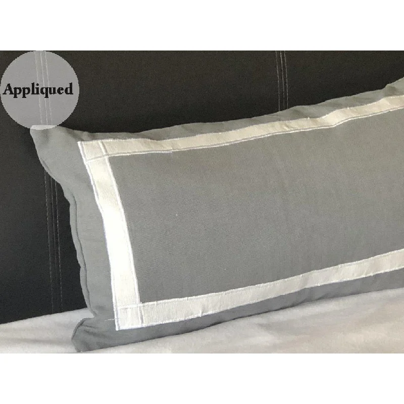 Gray Trim Pillows