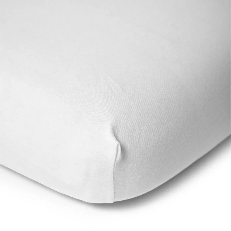 Childhome Fitted Sheet Bedside Crib 50x90cm White