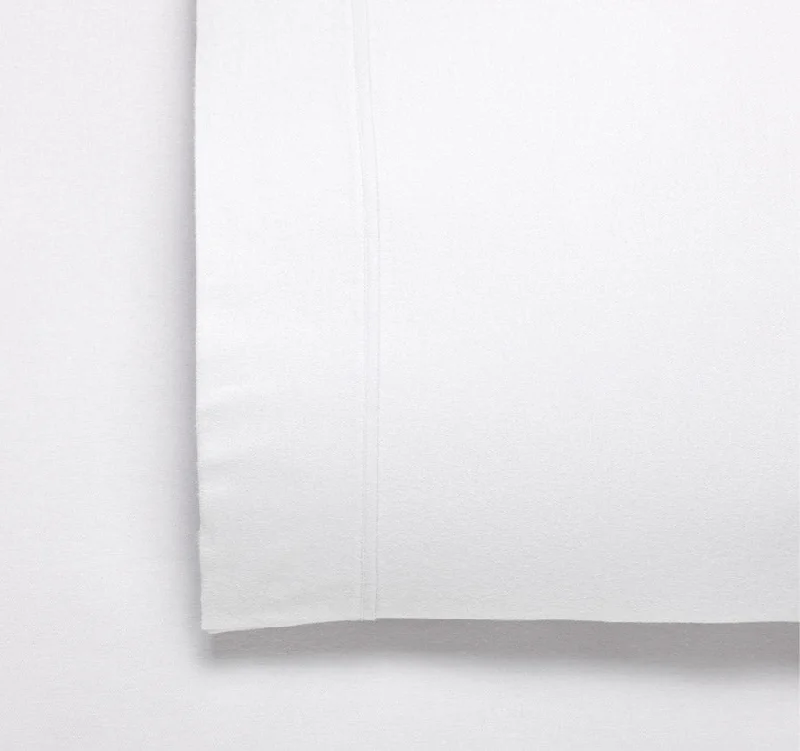 Fletcher Flannelette Mega Sheet Set Range White