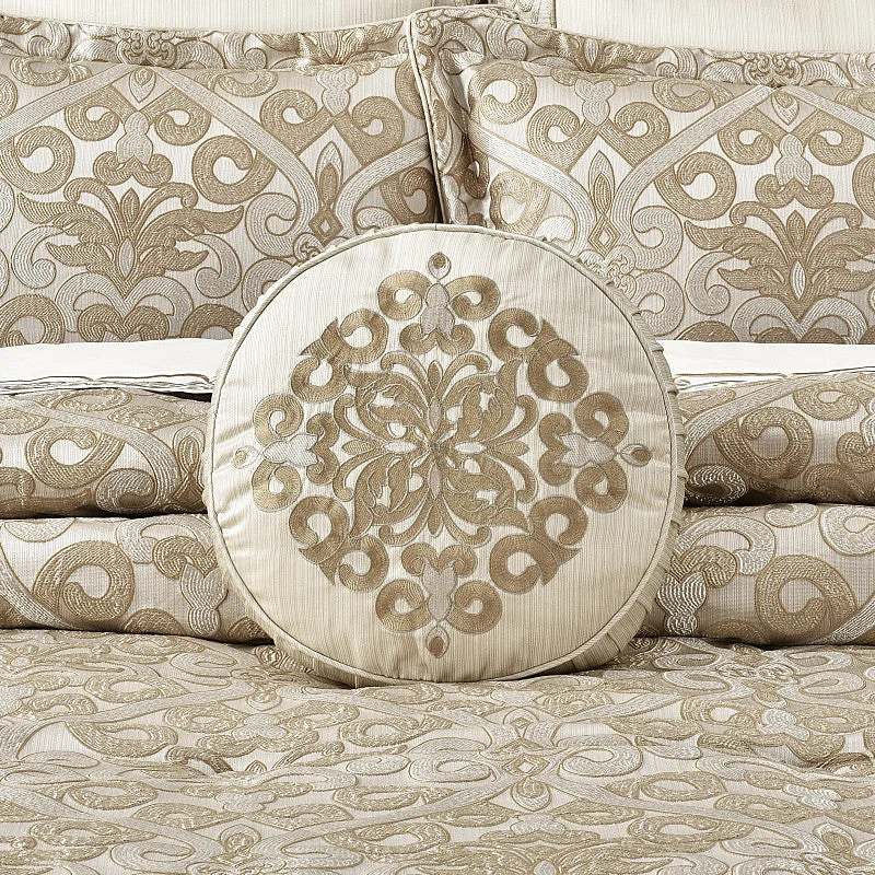Travel pillows for comfortable journeys​ Amaretto Round Decorative Throw Pillow