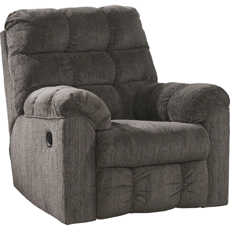 Acieona Swivel Rocker Recliner - Slate