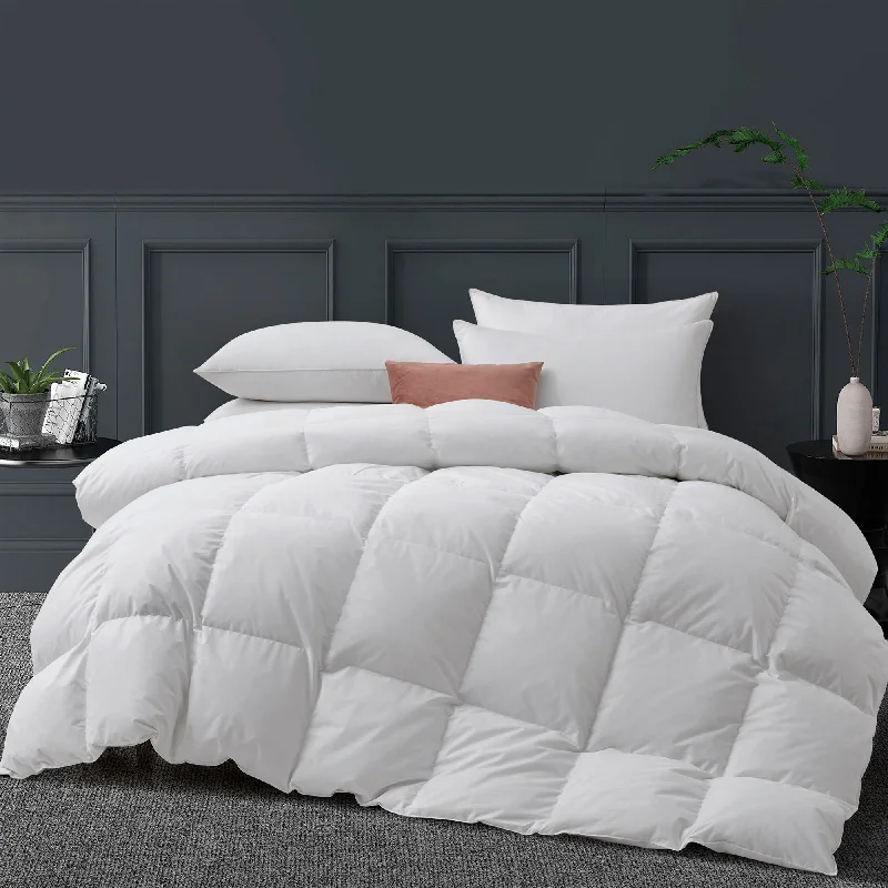 All Season Down and Feather Comforter with 100% Cotton