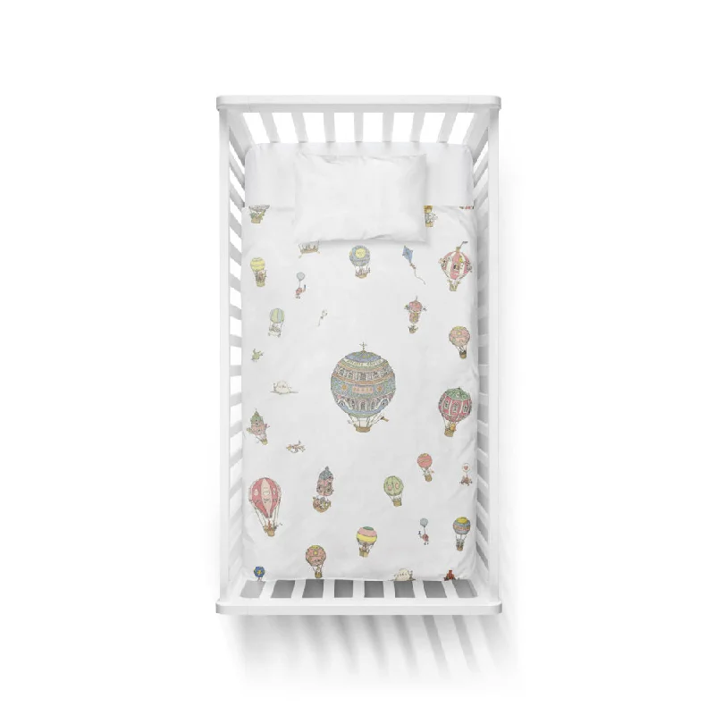 Atelier Choux Satin Duvet Cover - Hot Air Balloons