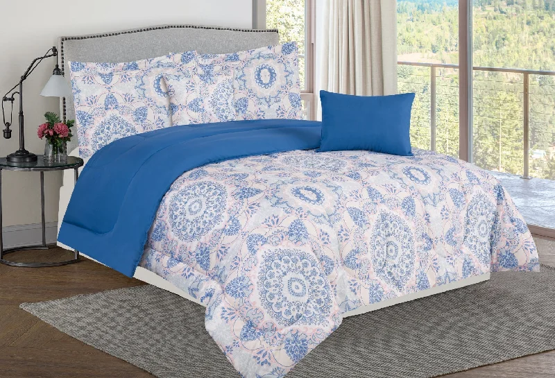 Bibb Home 5 Piece Comforter Set