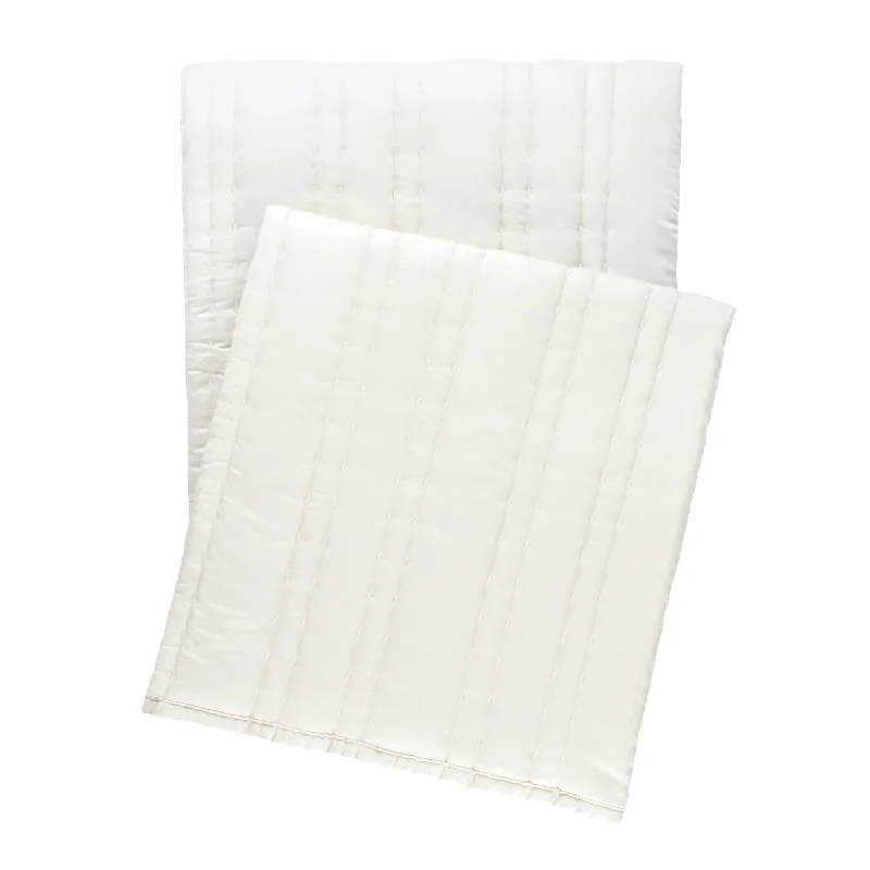 Synthetic fiber blend blankets for a budget - friendly choiceBlissful Bamboo Pearl/Silver Throw