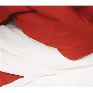 BYB White/Cherry Red Reversible Twin XL Comforter