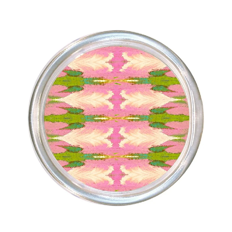 Cabana Pink Large Glass Coaster