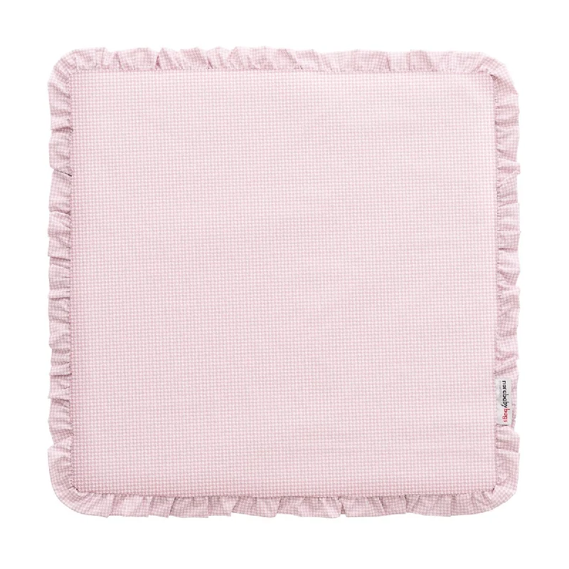 Linen blankets with a rustic and textured lookCambrass Reversible Blanket 65x65x1cm Mini Windsord Pink