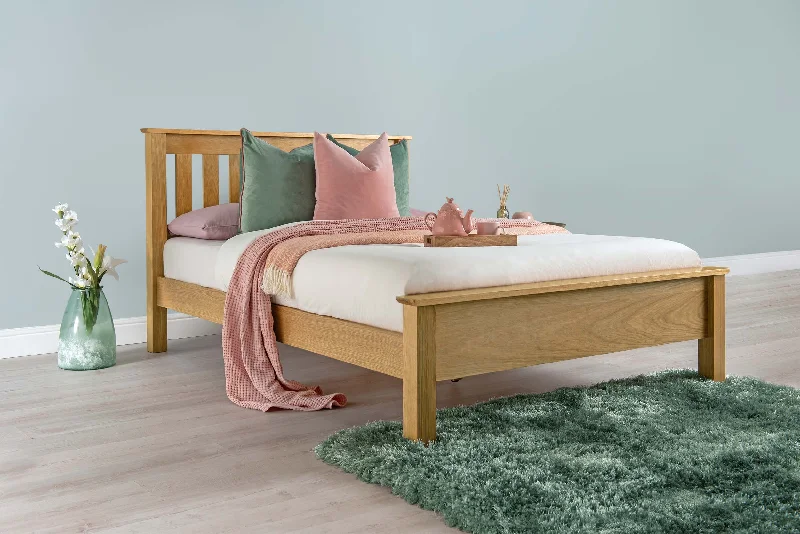 Cavendish Solid Natural Oak Bed Frame - 4ft6 Double - B GRADE