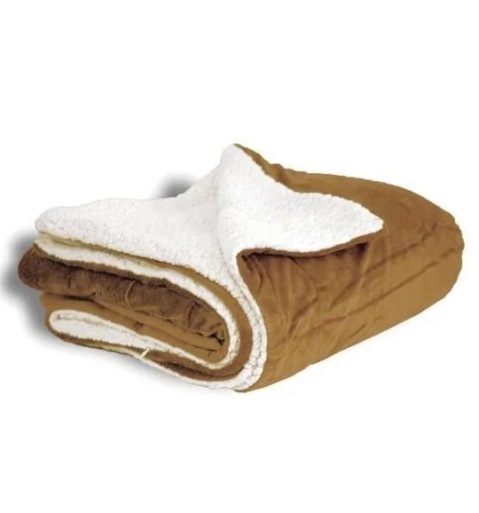 Sherpa Throw -  Camel