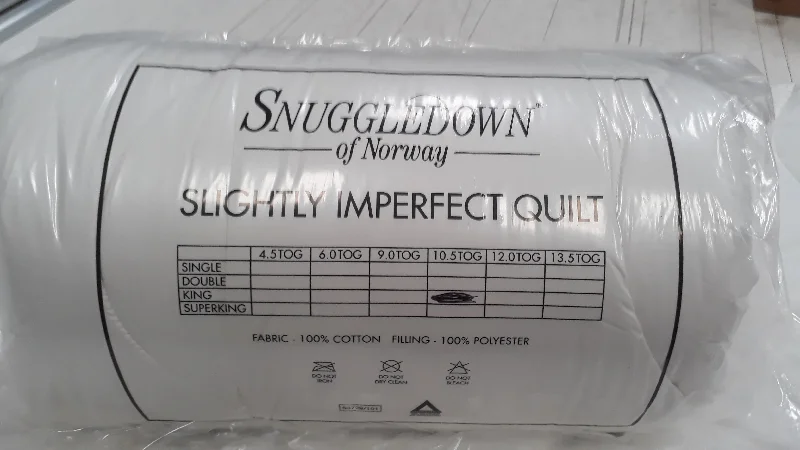 Snuggledown Hollowfibre Duvet - 9 Tog - Single, Double, King (slightly imperfect)