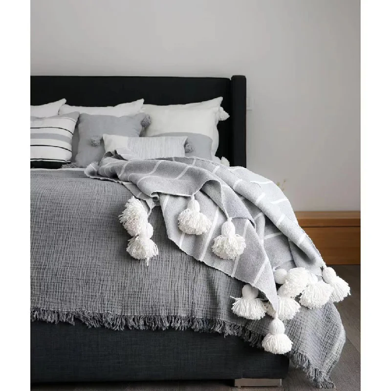 Wool blankets with natural warmth and insulationCrinkle Bed Cover