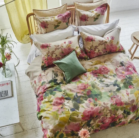 Designers Guild Thelma's Garden Fuchsia Bedding