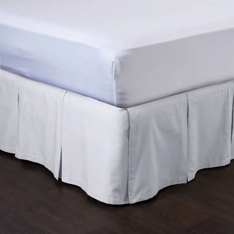 Detachable Bedskirt - Easy on/Easy Off Pleated Bed Skirt - Blissford